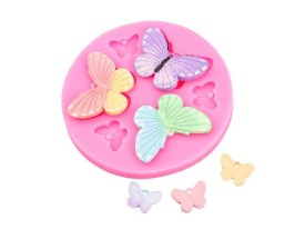 Molde silicona 6 mariposas 